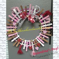 Be Mine Wäscheklammer Kranz von SHLByJenniferPardy