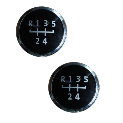 SHLPDFM 2x Schaltknauf Kappe Abdeckung 5-Gang Schaltknaufkappe für VW Transporter T5/T6 2003-2011 7H5711144C von SHLPDFM