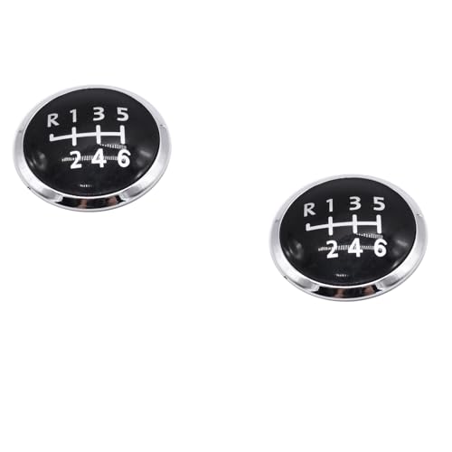 SHLPDFM 2x Schaltknauf Kappe Abdeckung 6-Gang Schaltknaufkappe für VW Transporter T5/T6 2003-2011 7H5711144C von SHLPDFM