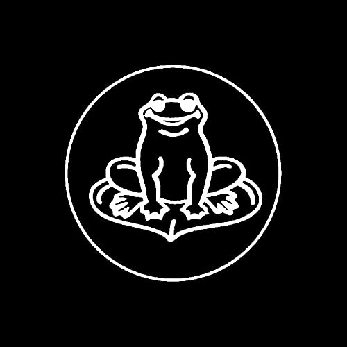 SHMAZ 14.9Cm * 14.9Cm Schöne Kröte Ochsenfrosch Interessante Zarte Aufkleber Autoaufkleber Schwarz/Silber von SHMAZ