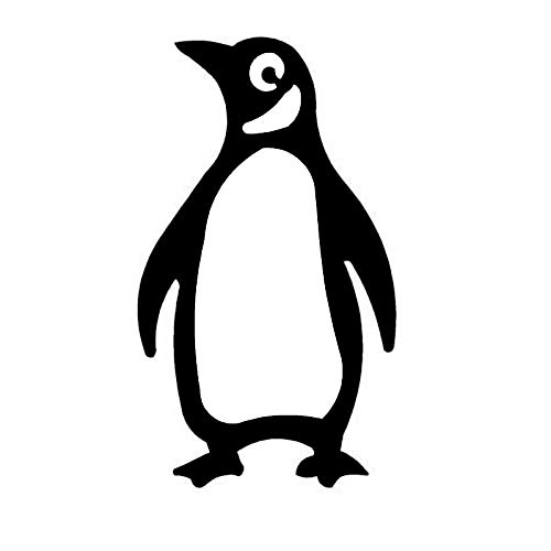 SHMAZ 8,8 * 15,2 cm Süße Cartoon Pinguin Outdoor Auto Aufkleber Lustige Auto Styling Aufkleber Schwarz/Silber SHMAZ 8,8 * 15,2 cm Süße Cartoon Pinguin Outdoor Auto Aufkleber Lustige Auto Styling Aufkleber Schwarz/Silber von SHMAZ