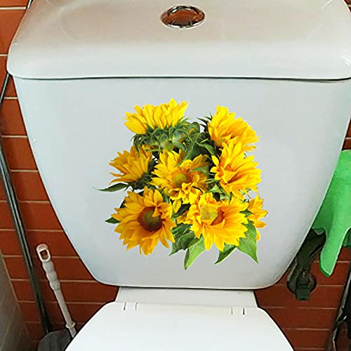 SHMAZ Deckel Aufkleber 23.9Cm × 22.8Cm Frische Bouquet Home Kinderzimmer Dekoration Sonnenblume Badezimmer Wc-Aufkleber SHMAZ Deckel Aufkleber 23.9Cm × 22.8Cm Frische Bouquet Home Kinderzimmer Dekoration Sonnenblume Badezimmer Wc-Aufkleber von SHMAZ