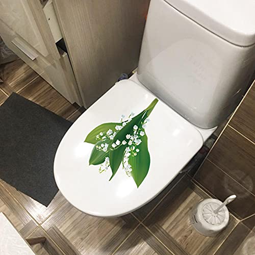 SHMAZ Deckel Aufkleber Frische Grüne Maiglöckchen Badezimmer Toilette Wohnkultur Wandaufkleber SHMAZ Deckel Aufkleber Frische Grüne Maiglöckchen Badezimmer Toilette Wohnkultur Wandaufkleber von SHMAZ
