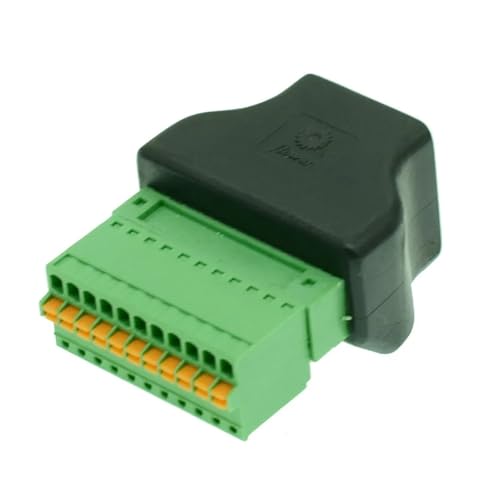 1 stücke RJ50 zu Frühling Terminal Adapter RJ50 Weibliche zu 11 Pin Stecker RJ50 Splitter 1 stücke RJ50 zu Frühling Terminal Adapter RJ50 Weibliche zu 11 Pin Stecker RJ50 Splitter von SHMKBDPF