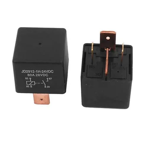 10 PCS DC 24V Spule 80A 4 Pin SPST Auto Auto Alarm Sicherheit Power Relais von SHMKBDPF