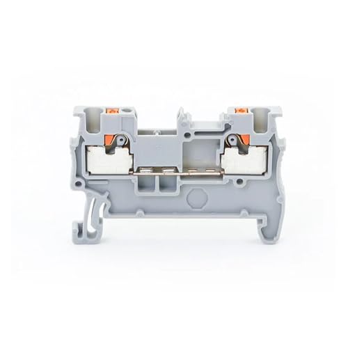 10 Stück PT-1.5 DIN-Schienenklemmenblöcke Drahtfederverbindung Push-In-Verdrahtung Leiterklemmen Anschlussleiste PT1.5(GRAY) von SHMKBDPF