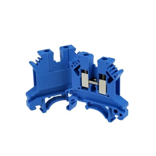 10 stücke DIN Rail Terminal Blöcke UK-2.5B Draht Leiter Stecker Schraube Verbindung Terminal Blöcke UK2.5B(BLUE) von SHMKBDPF