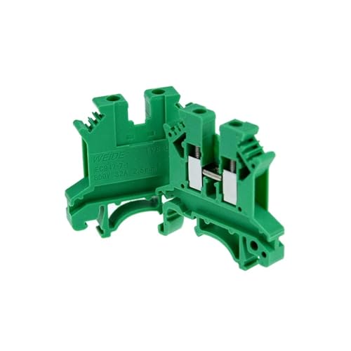 10 stücke DIN Rail Terminal Blöcke UK-2.5B Draht Leiter Stecker Schraube Verbindung Terminal Blöcke UK2.5B(Green) von SHMKBDPF
