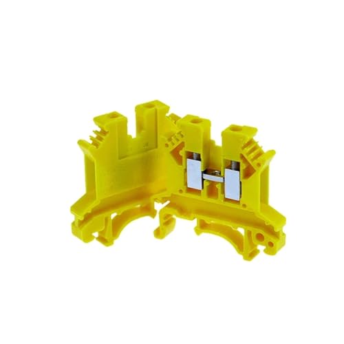 10 stücke DIN Rail Terminal Blöcke UK-2.5B Draht Leiter Stecker Schraube Verbindung Terminal Blöcke UK2.5B(Yellow) von SHMKBDPF