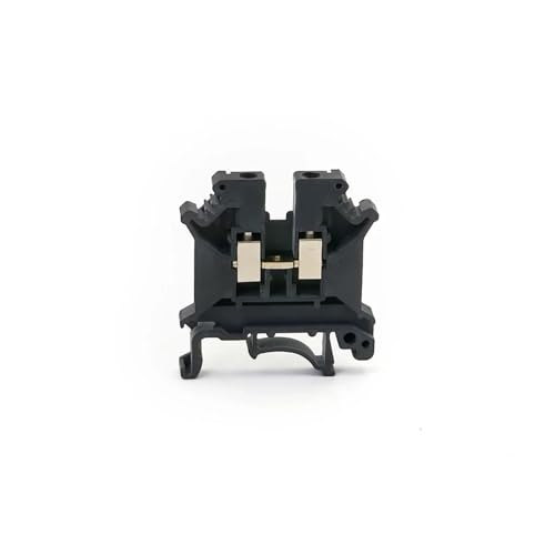 10 stücke DIN Rail Terminal Blöcke UK-5N Stecker Schraube Verbindung Verdrahtung Leiter UK5N Terminal Blöcke(Black) von SHMKBDPF