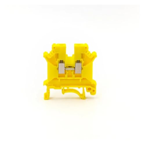 10 stücke DIN Rail Terminal Blöcke UK-5N Stecker Schraube Verbindung Verdrahtung Leiter UK5N Terminal Blöcke(Yellow) von SHMKBDPF