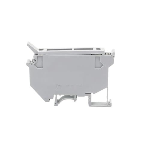 10 stücke DIN Schiene Sicherung Terminal Block Grau UK5-Anschluss Schraube Typ UK5 Schraube Sicherung Halter Draht(Without LED light,6A fuse) von SHMKBDPF