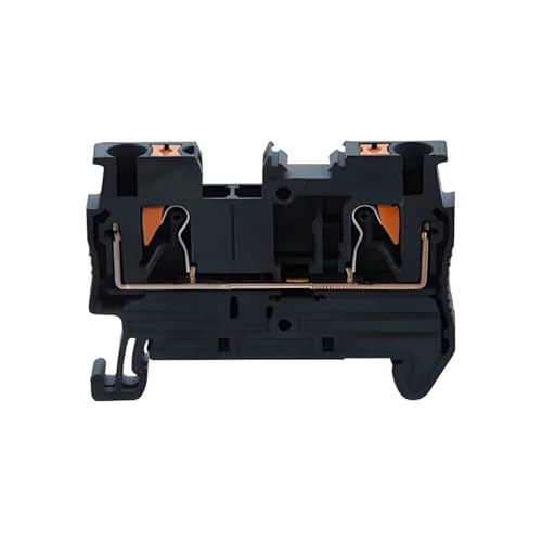 10 stücke DIN rail terminal block PT-2.5 push-in terminal stecker frühling typ schraubenlose draht leiter terminal block PT2.5(Black) von SHMKBDPF