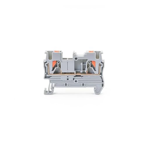 10 stücke DIN rail terminal block PT-2.5 push-in terminal stecker frühling typ schraubenlose draht leiter terminal block PT2.5(GRAY) von SHMKBDPF