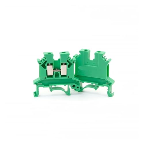 10 stücke DIN rail terminal block UK-2.5B draht leiter stecker schraube verbindung terminal block UK2.5B(Green) von SHMKBDPF