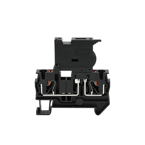 10 stücke PT 4-HESILED 5 * 20mm Sicherungshalter Push-in-Anschlussblock mit LED 24 V/220 V 4 mm² Kabel DIN-Schiene Elektrischer Anschluss PT4-HESI(Black-with 220V LED,6A Fuse) von SHMKBDPF