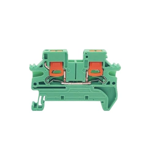 10 stücke PTV 2,5 Seite Entry Push-In Terminal Blöcke DIN Schiene Montieren Stecker 2,5 mm² Quick Connect Verdrahtung PTV2.5(PTV2.5-Green) von SHMKBDPF