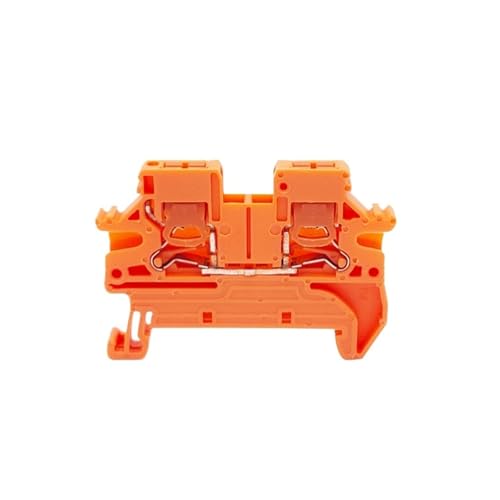10 stücke PTV 2,5 Seite Entry Push-In Terminal Blöcke DIN Schiene Montieren Stecker 2,5 mm² Quick Connect Verdrahtung PTV2.5(PTV2.5-Orange) von SHMKBDPF