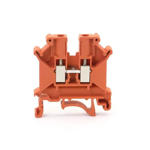 10 stücke UK-5N DIN Rail Terminal Block Anschluss Schraube Verbindung Verdrahtung Leiter UK5N Terminal Block(Orange) von SHMKBDPF