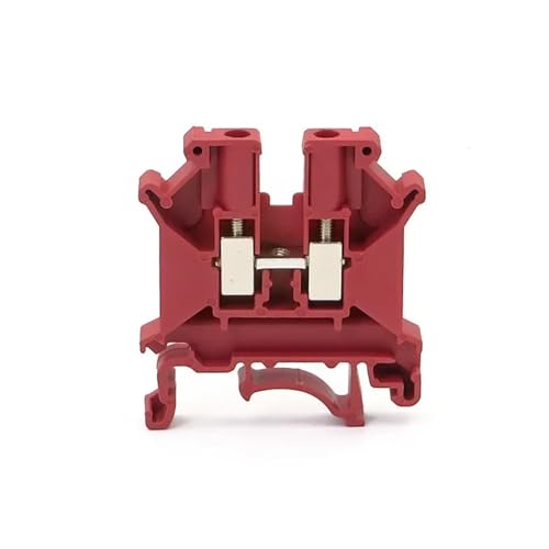10 stücke UK-5N DIN Rail Terminal Block Anschluss Schraube Verbindung Verdrahtung Leiter UK5N Terminal Block(RED) von SHMKBDPF