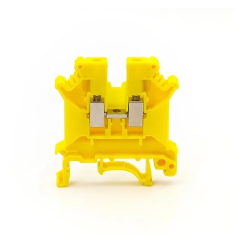 10 stücke UK-5N DIN Rail Terminal Block Anschluss Schraube Verbindung Verdrahtung Leiter UK5N Terminal Block(Yellow) von SHMKBDPF