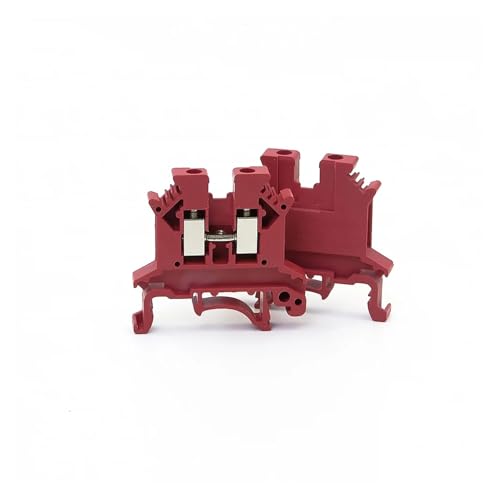100 stücke UK-2.5B 24-12AWG Din-schiene Draht Terminal Block Anschluss Schraube Verbindung Terminal Block UK2.5(RED) von SHMKBDPF