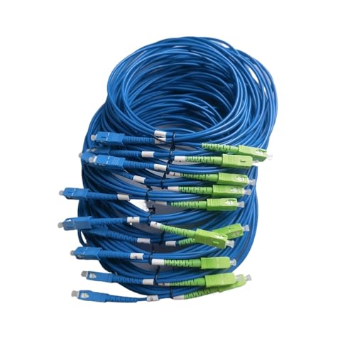 10er-Pack SC/APC-SC/UPC Glasfaser-Netzwerkkabel, 300 cm, Indoor-FTTH, Simplex-Modus 10er-Pack SC/APC-SC/UPC Glasfaser-Netzwerkkabel, 300 cm, Indoor-FTTH, Simplex-Modus von SHMKBDPF