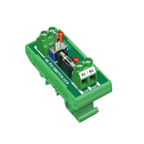 12V 24V Stromverteilung 16-Wege-Sicherungskasten Klemmenblock mit Schalter for Stromverdrahtung LED-Schalter(HL-FU-SWITCH-1CH,Fuse 1A) von SHMKBDPF
