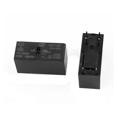 5 Stück 24 VDC 277 VAC 16 A 6 Terminal SPST NO HF-115F-024-1HS3 Leistungsrelais von SHMKBDPF