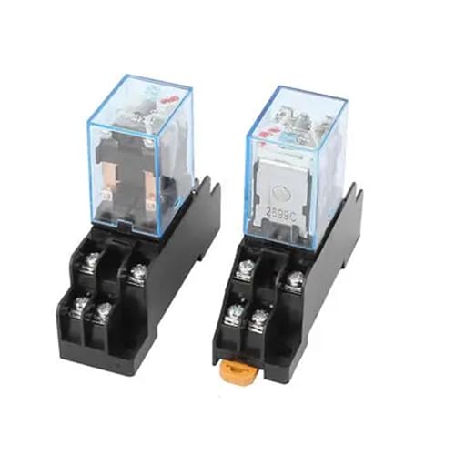 5 Stück AC240V5A Spule 8 Terminal 35 mm DIN-Schienenmontage Elektromagnetisches Relais mit Sockel 5 Stück AC240V5A Spule 8 Terminal 35 mm DIN-Schienenmontage Elektromagnetisches Relais mit Sockel von SHMKBDPF