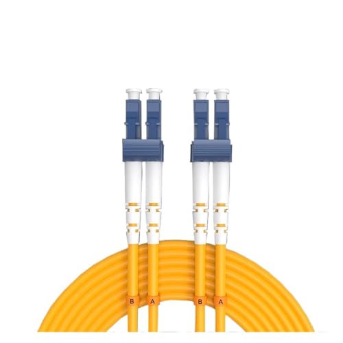 50 Stück 1 m LC/UPC-LC/UPC Duplex 2,0 mm Glasfaser-Patchkabel for SM/OM2/OM3/OM4/OM5 IL ≤ 0,2 dB(50PCS SM G657A2) von SHMKBDPF