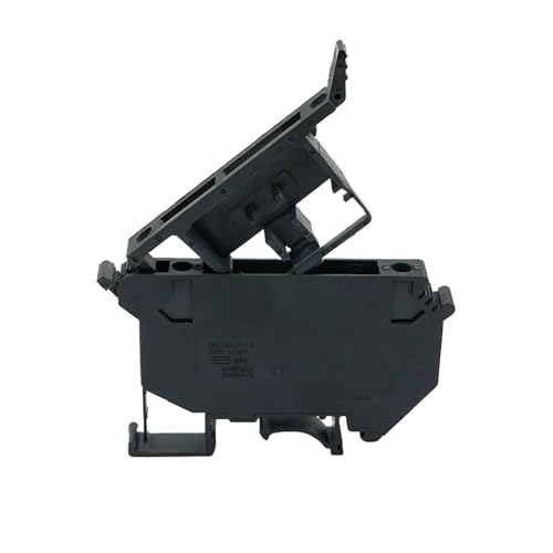50 stücke UK5-HESI Din-schiene Terminal Blöcke Grau/Schwarz Schraube Sicherung Terminal Blöcke Sicherung Halter Draht Keine Sicherung(Black) von SHMKBDPF
