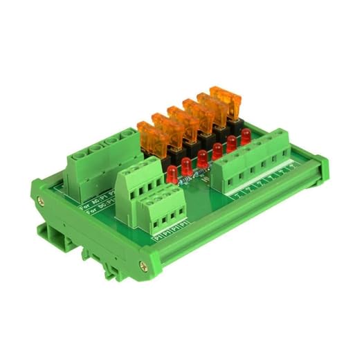 Auf einer DIN-Schiene montierte 6-Positionen-Stromverteilungs-Sicherungsmodulplatine, geeignet for AC/DC 5–32V. Auf einer DIN-Schiene montierte 6-Positionen-Stromverteilungs-Sicherungsmodulplatine, geeignet for AC/DC 5–32V. von SHMKBDPF
