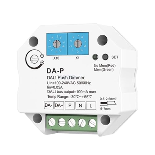 DA-P DALI Push LED Dimmer AC 110V 220V mit Memory-Funktion DA-P DALI Push LED Dimmer AC 110V 220V mit Memory-Funktion von SHMKBDPF