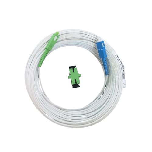 Glasfaser-Verlängerungskabel, SC/Winkelkontakt-SC/UPC, 30-50m, Single-Core, Singlemode, Simplex, Indoor(35M APC-UPC Ad) von SHMKBDPF