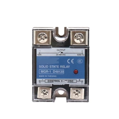 Halbleiterrelais MGR-1 D48120 SSR-120DA 120A 3-32VDC 24-480VAC DC-Steuerung AC DC-AC einphasig(MGR-1 D48120) von SHMKBDPF