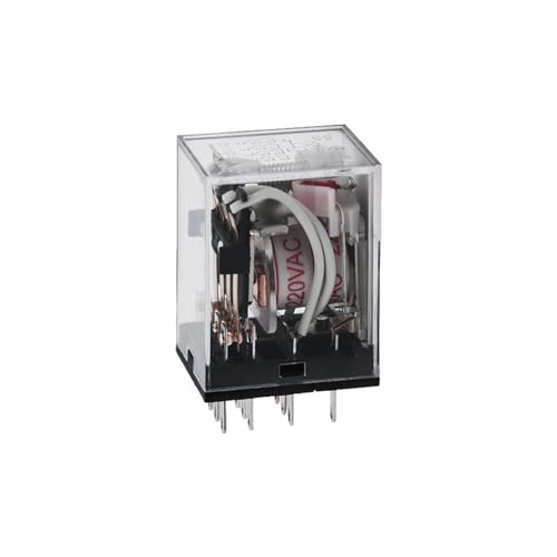JZX-22F(D)/2Z mittleres kleines elektromagnetisches Relais 8 Pins mit Licht DC24V AC AC220V(JZX 22F-D-4Z,DC24V) von SHMKBDPF