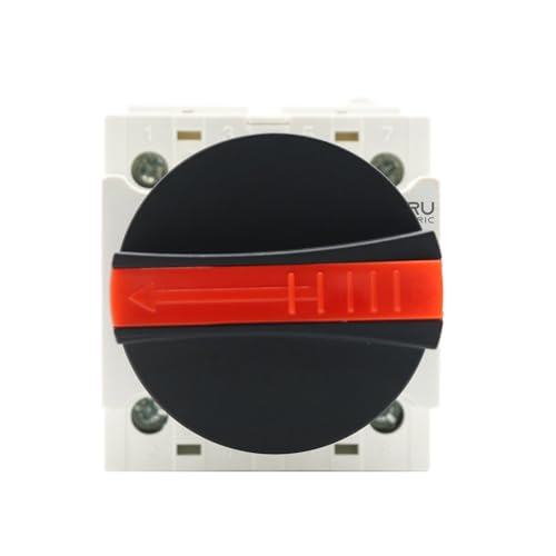 LONQ-40 Solar DC 4P 32A 1500V Photovoltaik-Trennschalter Drehgriff-Isolator-Drehschalter Passend for Solar-Verteilerkasten-Führungsschiene(LONQ-40.F) von SHMKBDPF