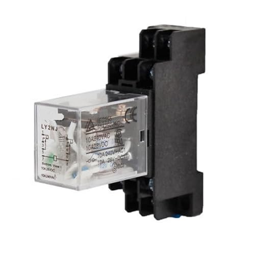 LY2J DC12V Spulenrelais 8 Klemmen 10A 240VAC/28VDC mit Steckdose LY2J DC12V Spulenrelais 8 Klemmen 10A 240VAC/28VDC mit Steckdose von SHMKBDPF