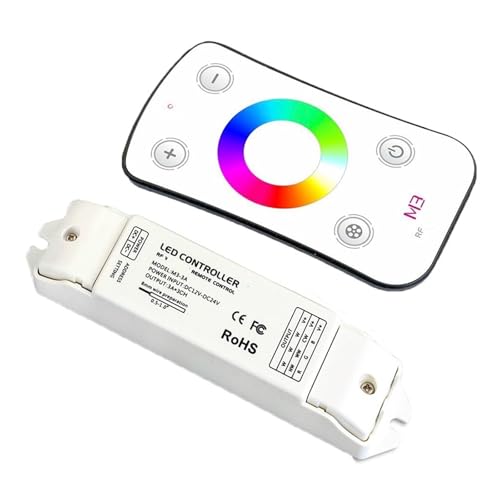 M3-3A Mini LED RGB Lichtleiste Controller 3A 3-Kanal Empfänger Touch Fernbedienung DC12V-24V 3Ax3CH(M3 M3-3A) von SHMKBDPF