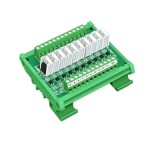 MCU PLC Signalverstärkerplatine Eingang und Ausgang NPN Isolationsband Kühlkörper(10 channels,Input 3.3V-5V) von SHMKBDPF