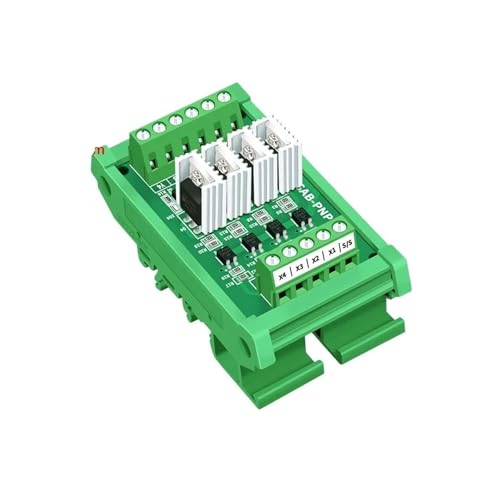 MCU PLC Signalverstärkerplatine Eingang und Ausgang NPN Isolationsband Kühlkörper(4 channels,Input 12V-24V) von SHMKBDPF