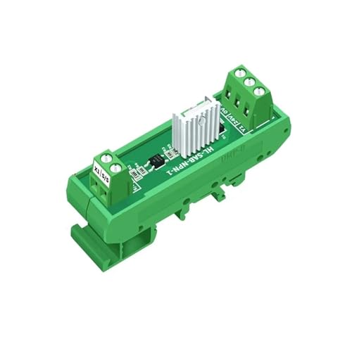 MCU PLC Signalverstärkerplatine Eingang und Ausgang PNP Isolationsband Kühlkörper(1 channels,Input 12V-24V) von SHMKBDPF