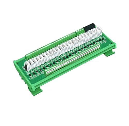 MCU PLC Signalverstärkerplatine Eingang und Ausgang PNP Isolationsband Kühlkörper(24 channels,Input 3.3V-5V) von SHMKBDPF