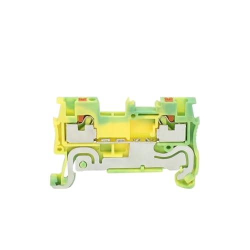 PT1.5-PE Push-In Erdungsdurchführung DIN-Schienen-Anschlussblock 1,5 mm² Schutzleiterstecker Draht Elektrischer Anschluss PT 1.5-PE(10 pcs) von SHMKBDPF
