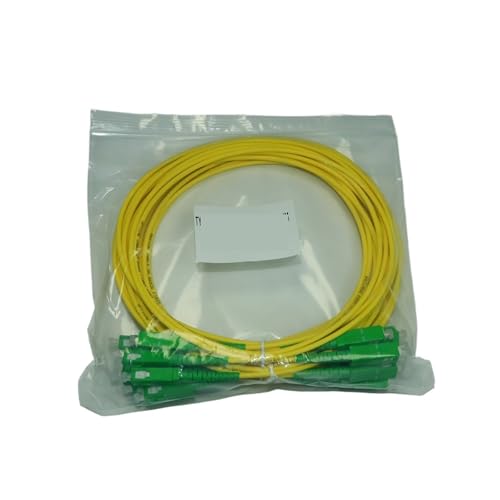 SC/Apc auf SC/UPC, Singlemode G652D Simplex 3,0 mm Glasfaser-Patchkabel(10 PCS APC-APC 1M) von SHMKBDPF