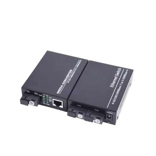 SHMKBDPF 1 Paar Gigabit-Glasfaser-Medienkonverter Singlemode auf 2 RJ45 UPC/abgewinkelte SC-Ports SHMKBDPF 1 Paar Gigabit-Glasfaser-Medienkonverter Singlemode auf 2 RJ45 UPC/abgewinkelte SC-Ports von SHMKBDPF