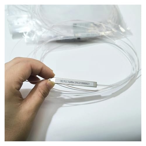 SHMKBDPF 10 Stück 1x2 1x4 1x8 1x16 Glasfaser-PLC-Splitter, kein Kabel, 0,9 mm nicht blockierend, 2, 4 Ports(1x2) von SHMKBDPF