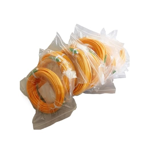 SHMKBDPF 10 Stück SC/APC-SC/APC Singlemode Glasfaser-Patchkabel Simplex 9/125μm OS2(10pcs 20M) von SHMKBDPF