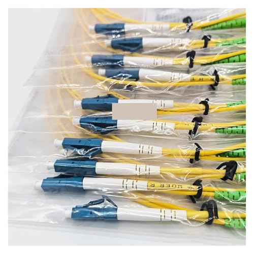 SHMKBDPF 10 Stück Simplex SC/Abgewinkelter physischer Kontakt-LC/UPC Glasfaser-Patchkabel 2,0 mm oder 3,0 mm(2 meter) von SHMKBDPF